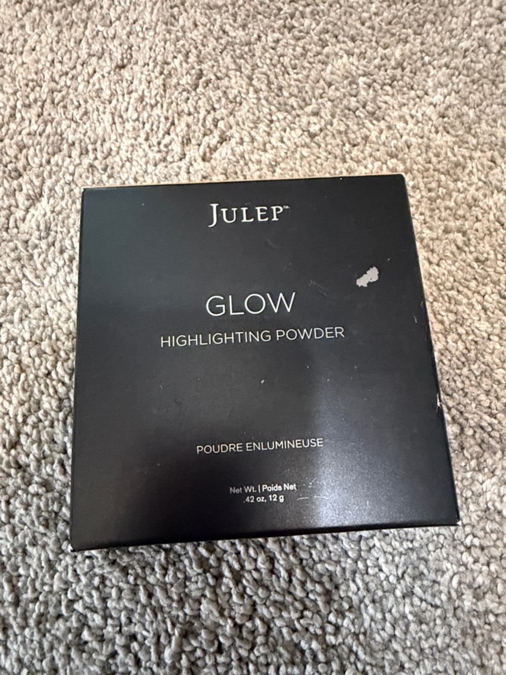 Julep Glow Highlighting Powder “Champagne” - Black Compact - 0.42 oz